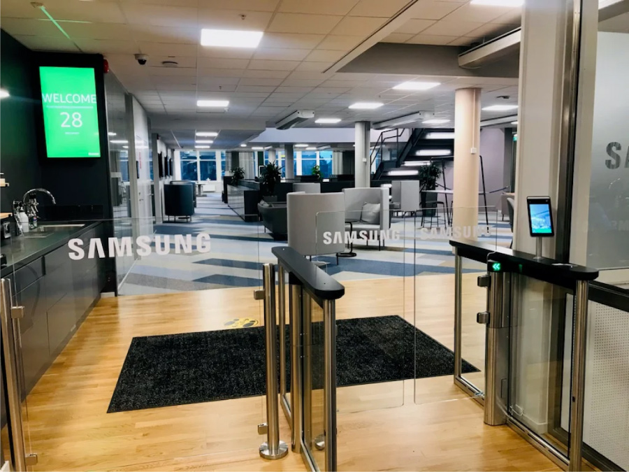 Gunnebo delivers Infection Control Access Solutions to Samsung Nordics