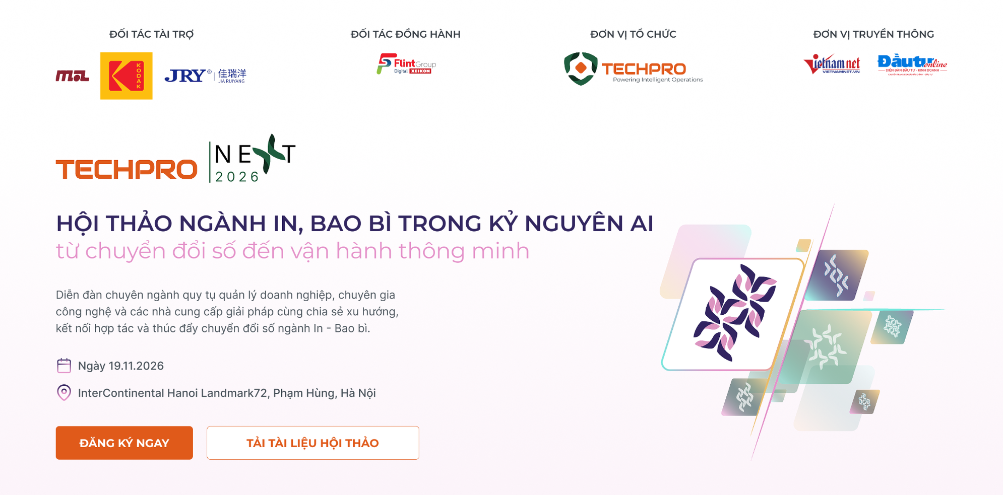 HỘI THẢO NGÀNH IN, BAO BÌ TRONG KỶ NGUYÊN AI: TỪ CHUYỂN ĐỔI SỐ ĐẾN VẬN HÀNH THÔNG MINH