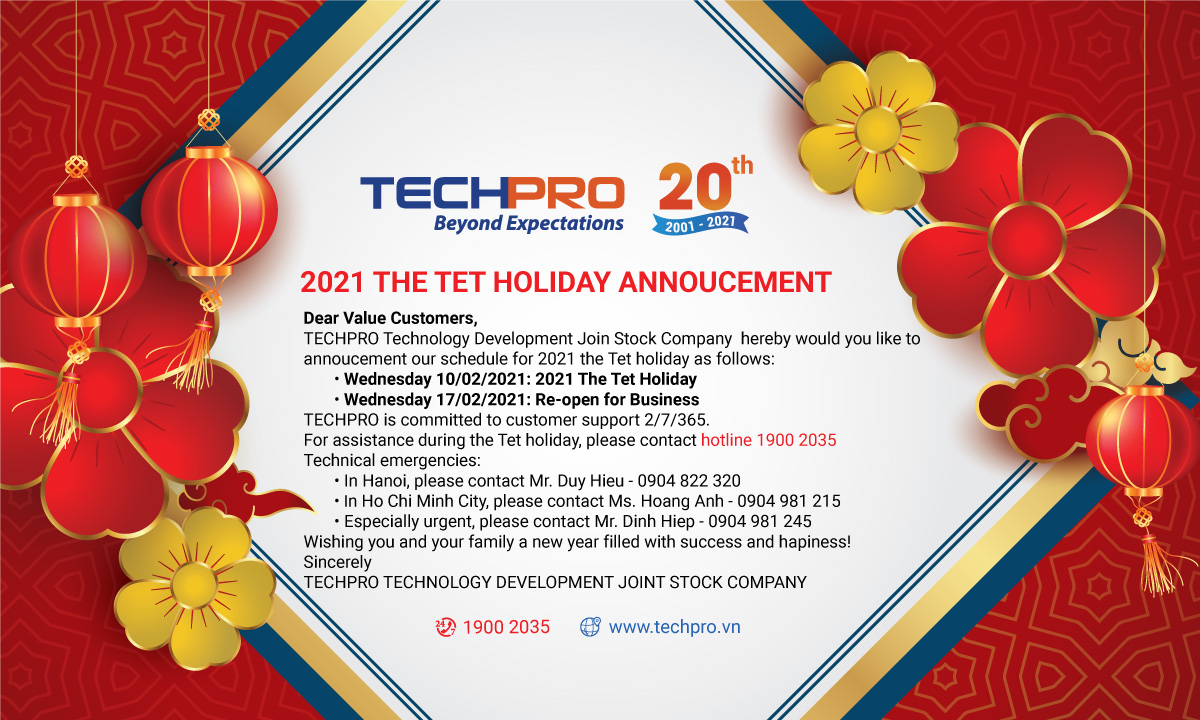 2021 THE TET HOLIDAY ANNOUCEMENT