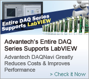 Entire DAQ Series Supports LabVIEW