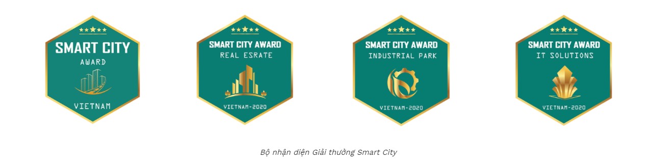 Bộ nhận diện thương hiệu giải thưởng thành phố thông minh Việt Nam - Viet Nam Smart City Award 2020