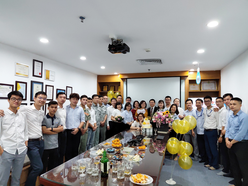 Chúc mừng 19 năm ngày thành lập công ty TECHPRO - văn phòng Hà Nội