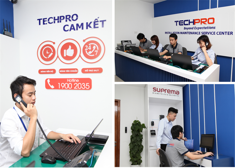 TECHPRO IMS Center triển khai dịch vụ thi công lắp đặt hệ thống kiểm soát ra vào tại tổ hợp Hóa Dầu Long Sơn