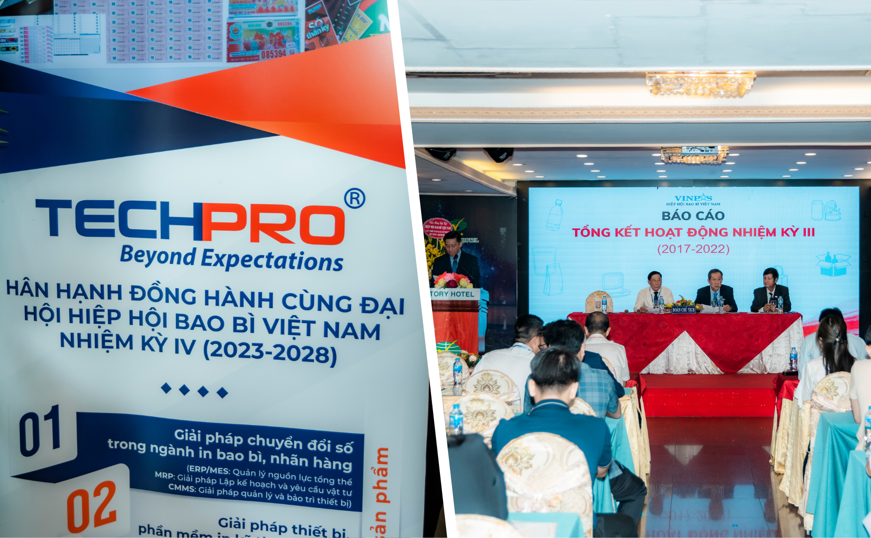 TECHPRO tài trợ Đại hội Hiệp hội Bao bì Việt Nam lần thứ IV