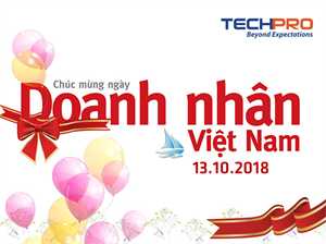 TECHPRO chúc mừng ngày Doanh nhân Việt Nam