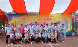 TECHPRO tham dự Hội thao kỷ niệm 45 năm của Công ty XSKT Tp. Hồ Chí Minh