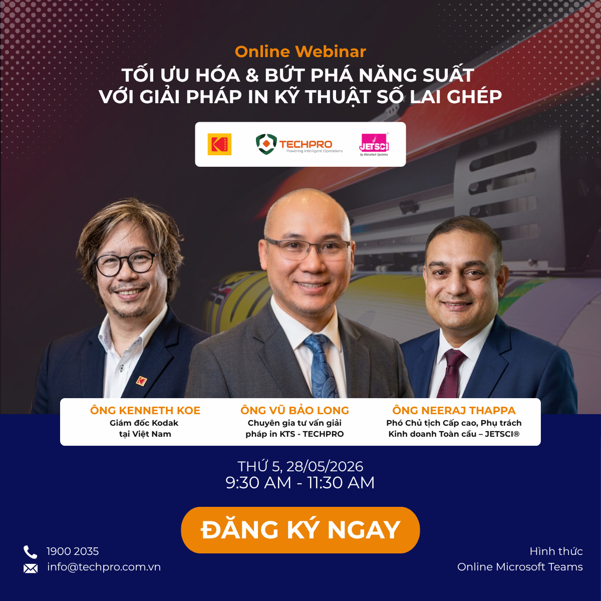Làm sao để tối ưu năng suất khi vẫn giữ hệ thống Offset? Tham gia Webinar về Hybrid Printing ngay!